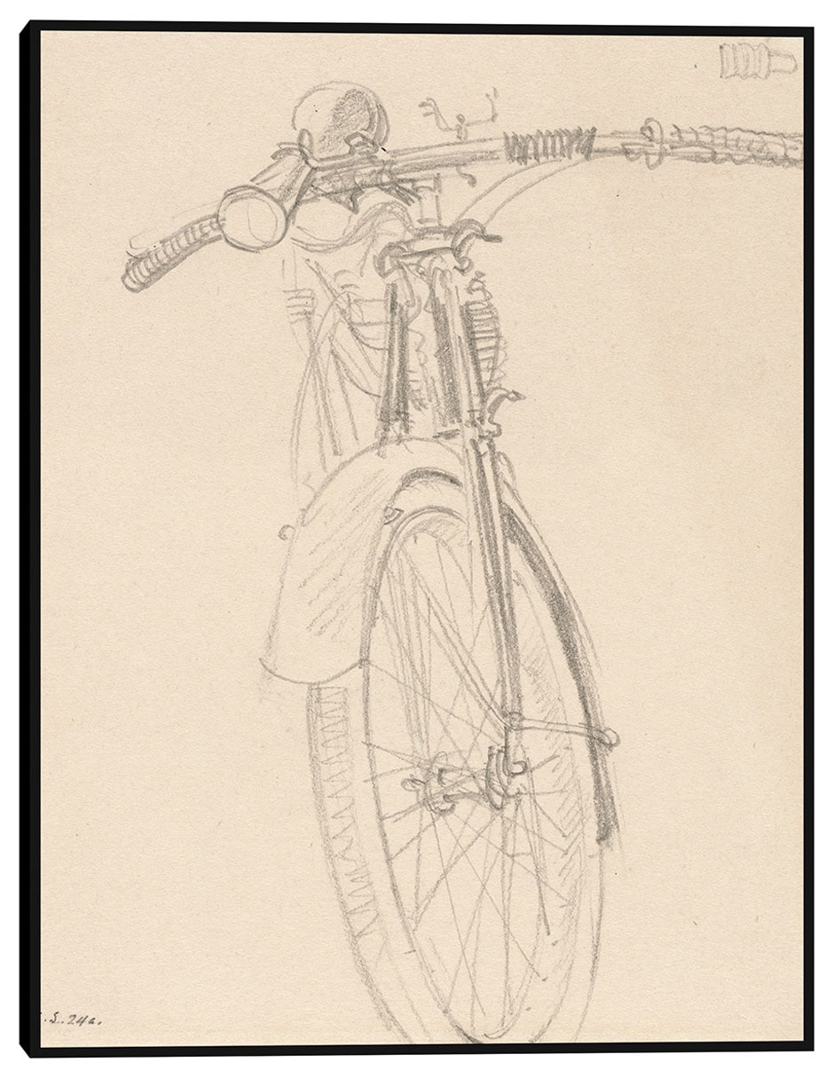 Cuadro decorativo Motocicleta (1918) técnica mixta Objetos