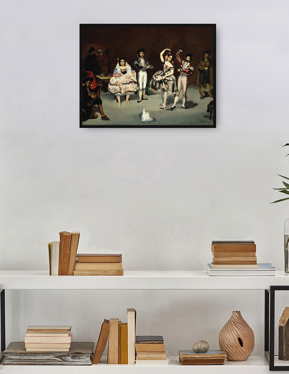 Cuadro decorativo Ballet Español técnica mixta Gente 2