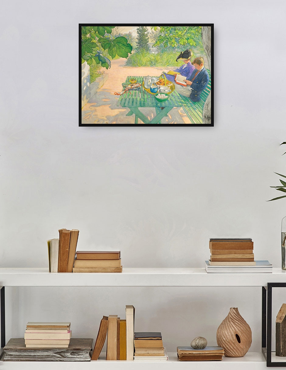 Cuadro decorativo Lectura Navideña (1916) técnica mixta Gente 2