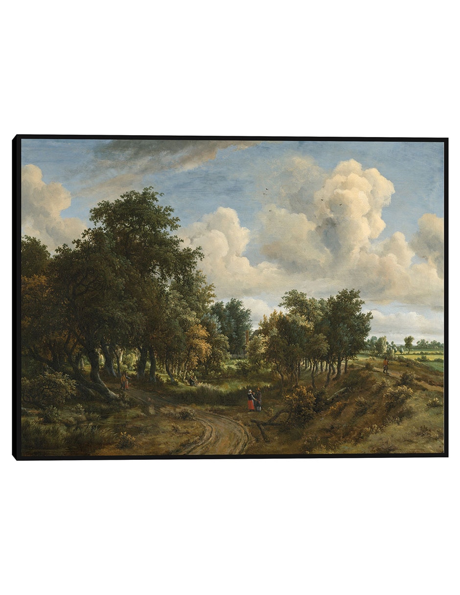 Cuadro decorativo Un Paisaje Boscoso técnica mixta Obras