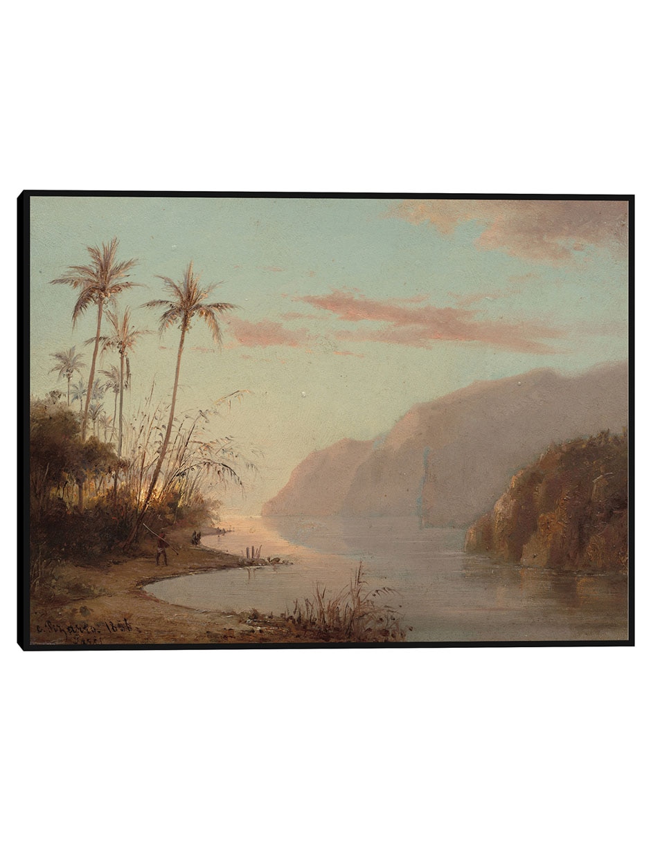 Cuadro decorativo Un Arroyo En St. Thomas (Islas Vírgenes) 1856 técnica mixta Bosques Cuadro decorativo Un Arroyo En St. Thomas (Islas Vírgenes) 1856 técnica mixta Bosques