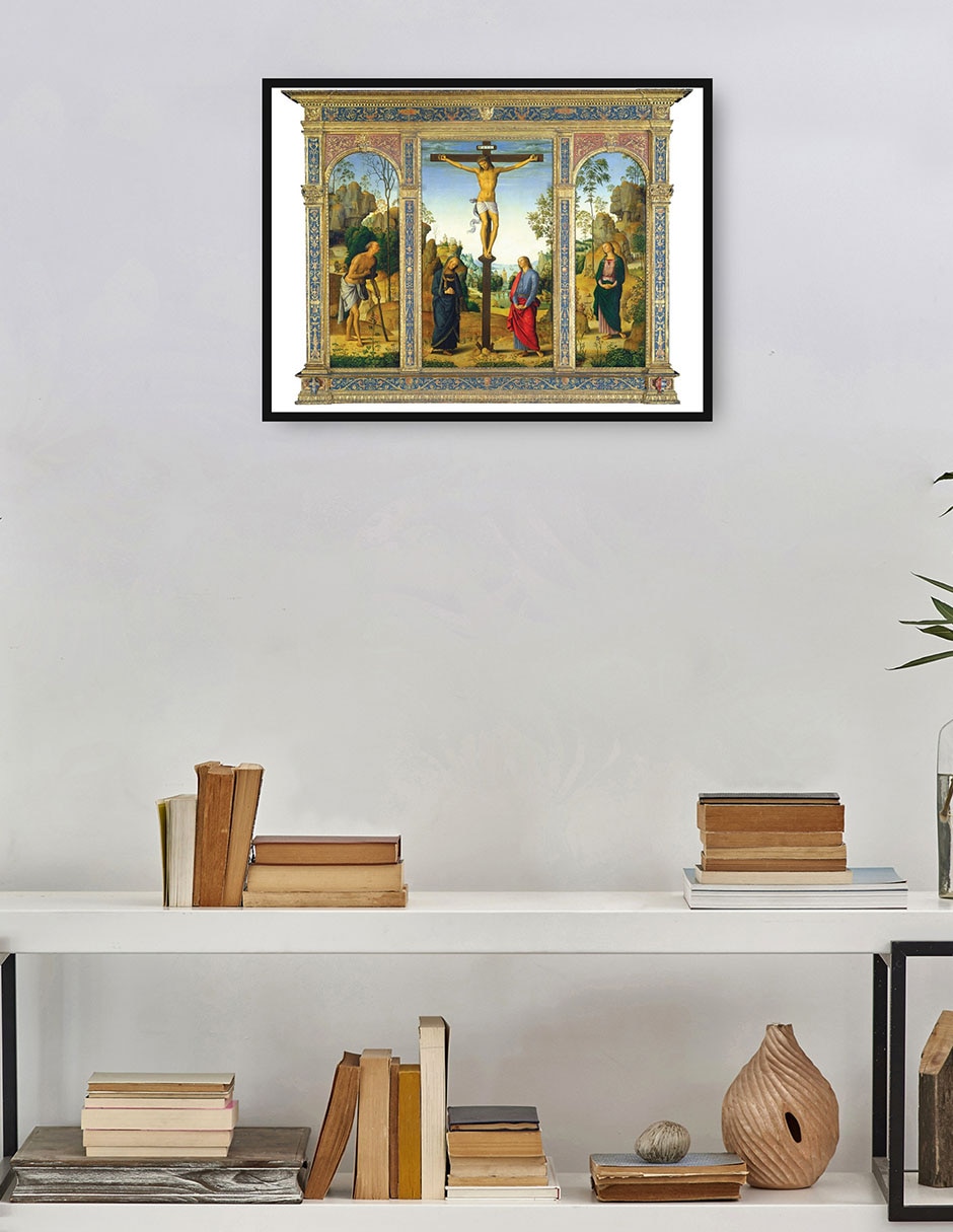 Cuadro decorativo La Crucifixión Con La Virgen, San Juan, San Jerónimo Y Santa María Magdalena C. 1482/1485 técnica mixta Deportes 2