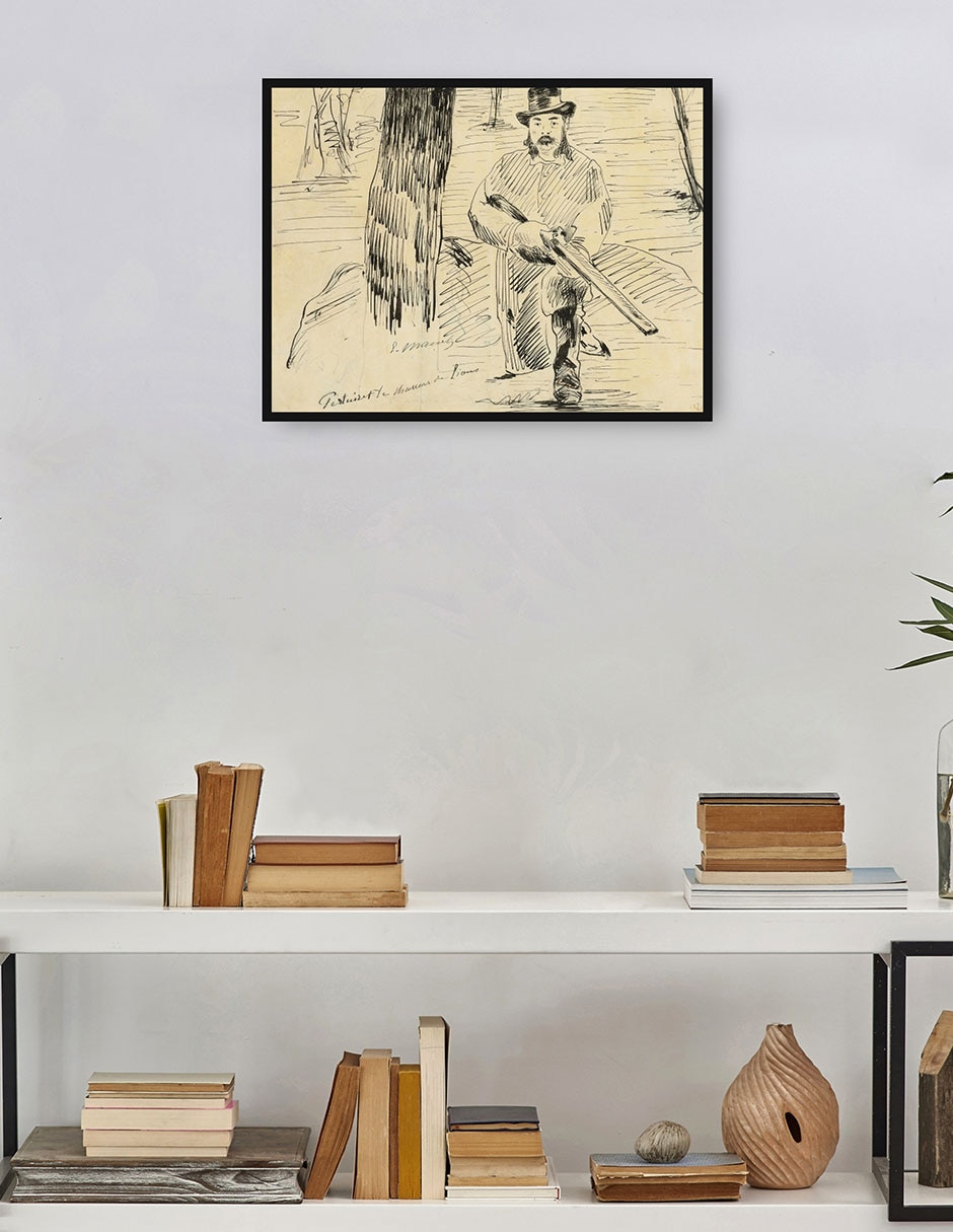 Cuadro decorativo Pertuiset, El Cazador De Leones (1881) técnica mixta Inspiración 2
