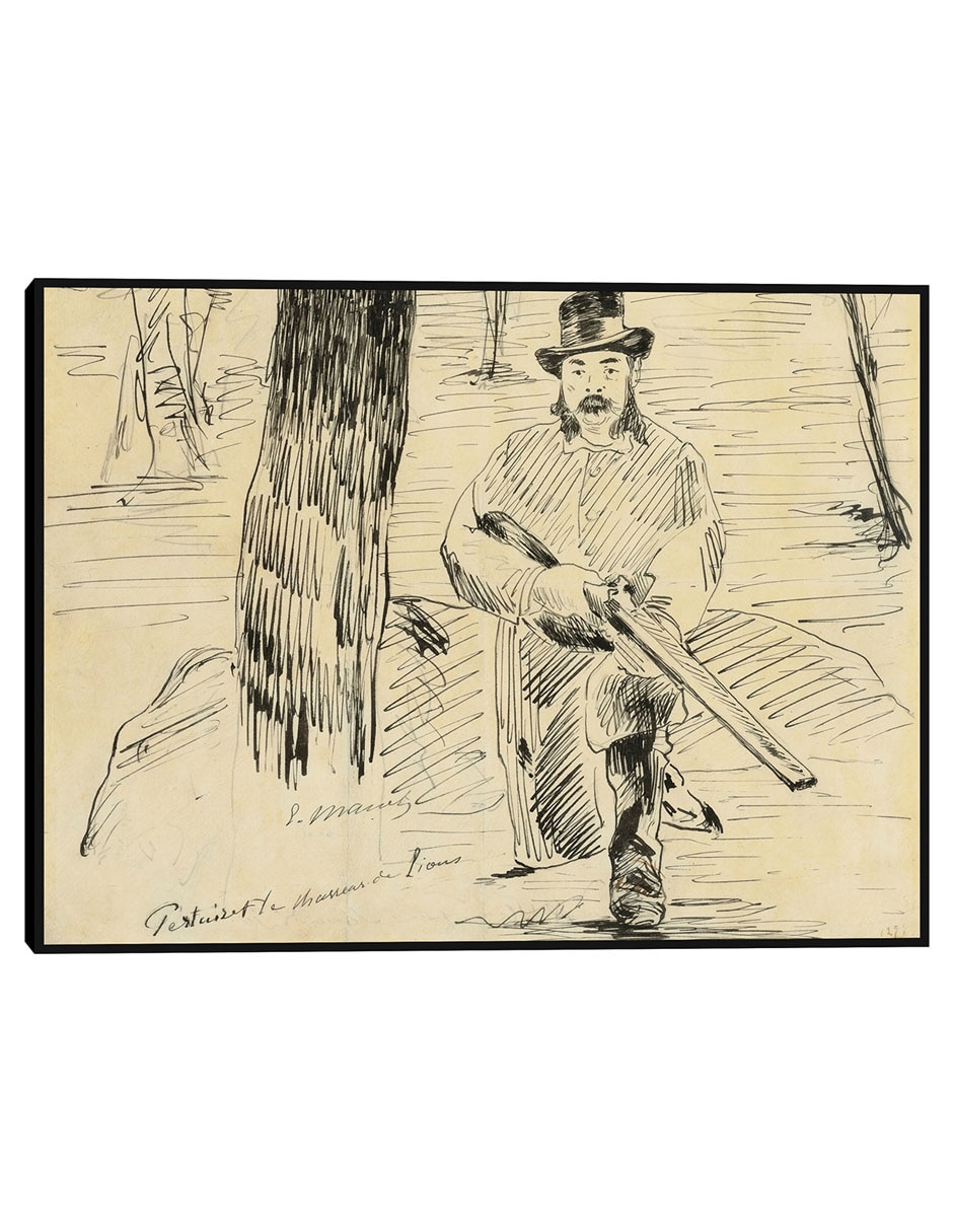 Cuadro decorativo Pertuiset, El Cazador De Leones (1881) técnica mixta Inspiración