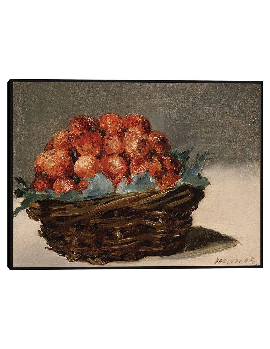 Cuadro decorativo Fresas (Hacia 1882) técnica mixta Motañas Cuadro decorativo Fresas (Hacia 1882) técnica mixta Motañas