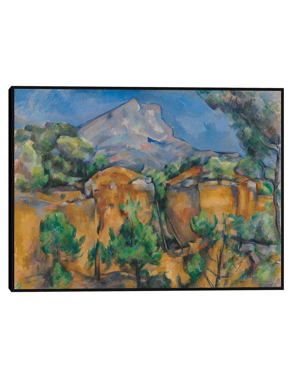 Cuadro decorativo La Montaña Sainte-Victoire Vista Desde La Cantera Bibémus (Hacia 1897) técnica mixta Motañas Cuadro decorativo La Montaña Sainte-Victoire Vista Desde La Cantera Bibémus (Hacia 1897) técnica mixta Motañas