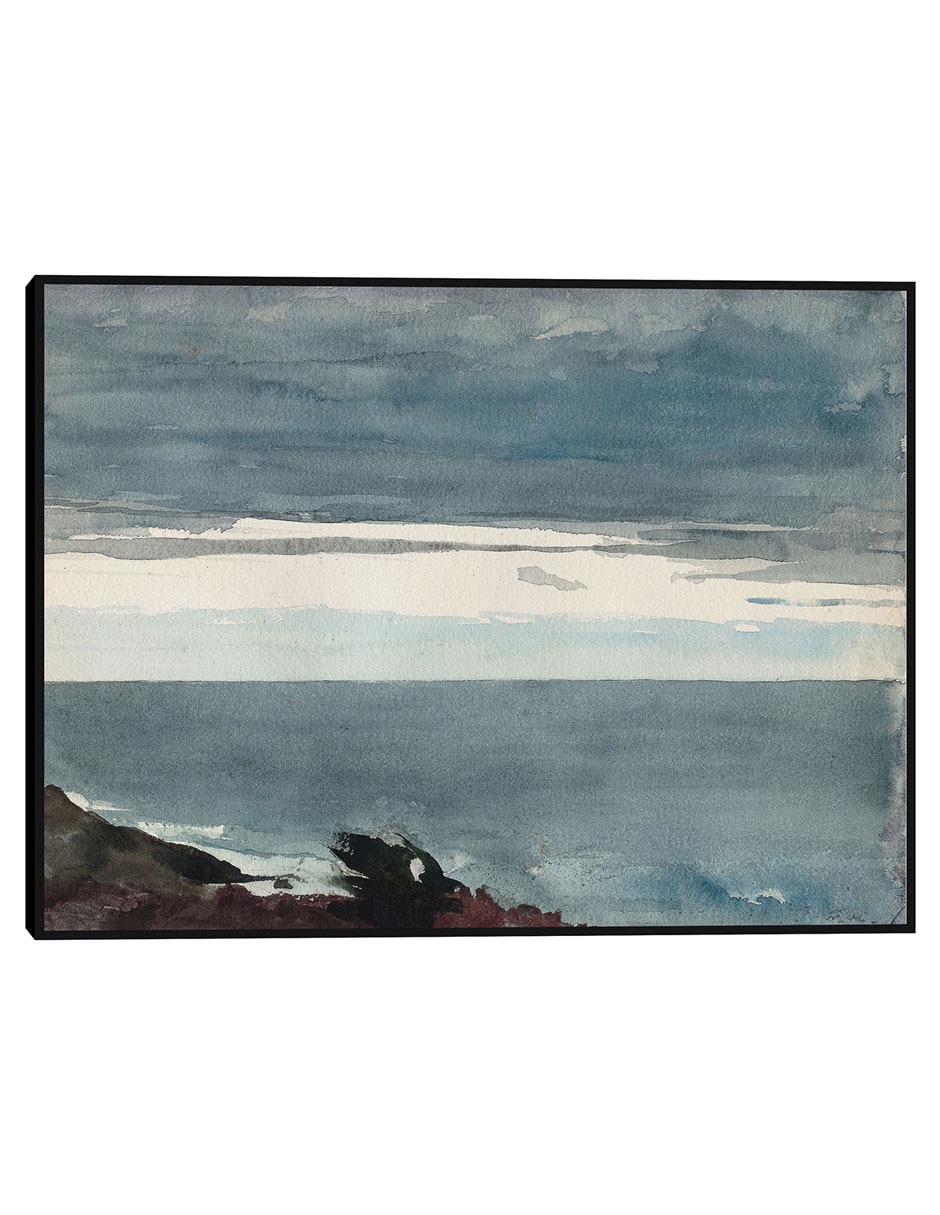 Cuadro decorativo El Cuello De Prout, Tarde (1894) técnica mixta Olas