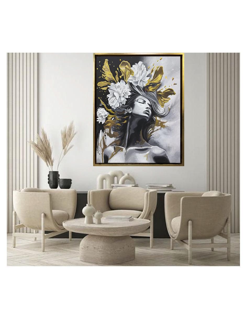 Pintura Blooming Beauty Iii técnica acrílico Arquitectura 4