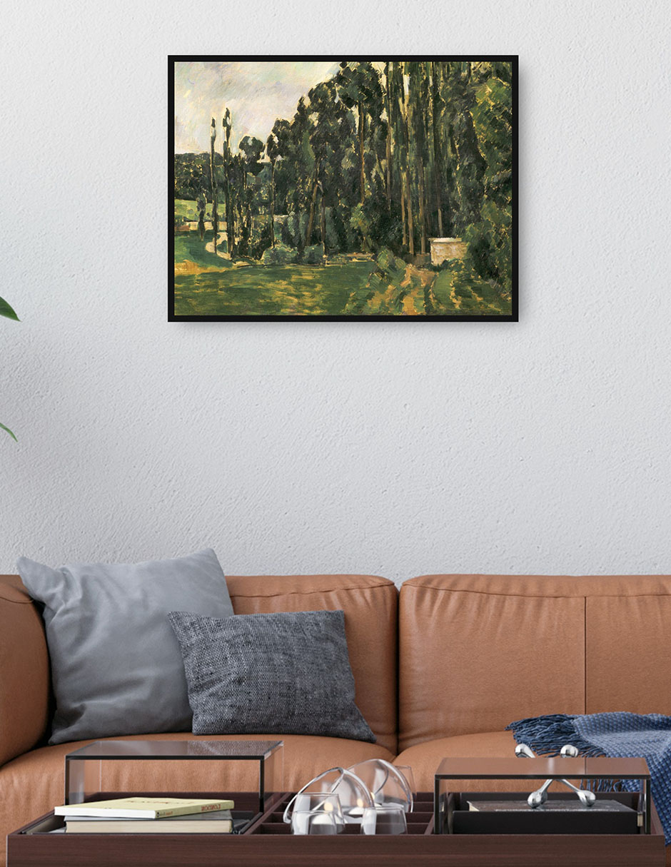 Cuadro decorativo Los Árboles Desnudos En Jas De Bouffan técnica mixta Bocetos 5