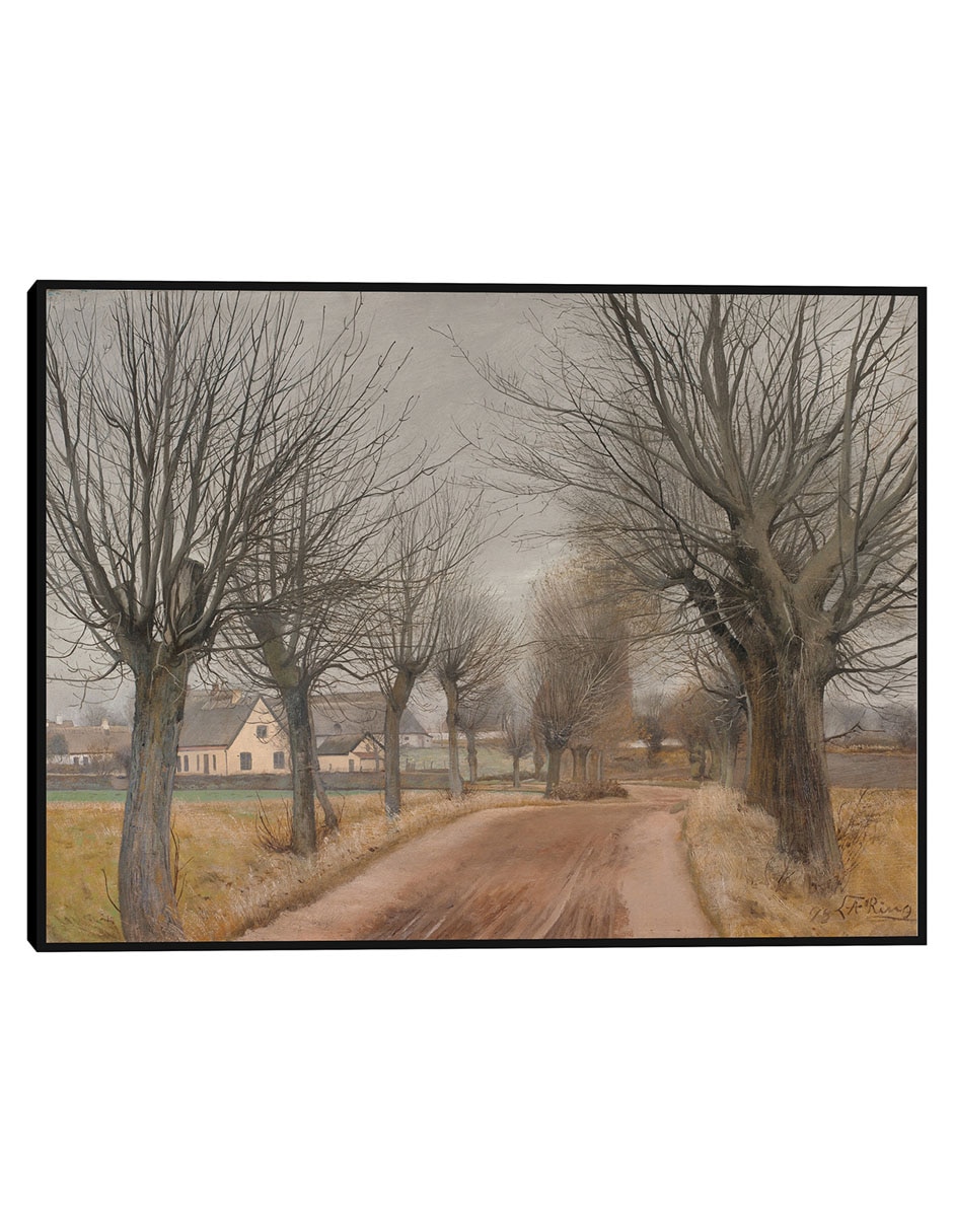 Cuadro decorativo Un Camino Sinuoso (1893) técnica mixta Bocetos