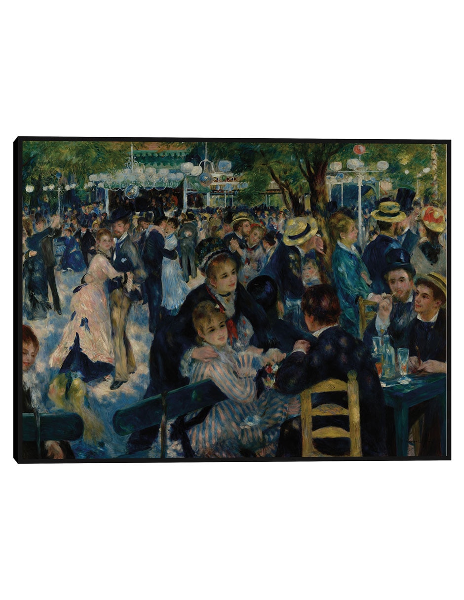 Cuadro decorativo Danza En Le Moulin De La Galette (1876) técnica mixta Bosques Cuadro decorativo Danza En Le Moulin De La Galette (1876) técnica mixta Bosques