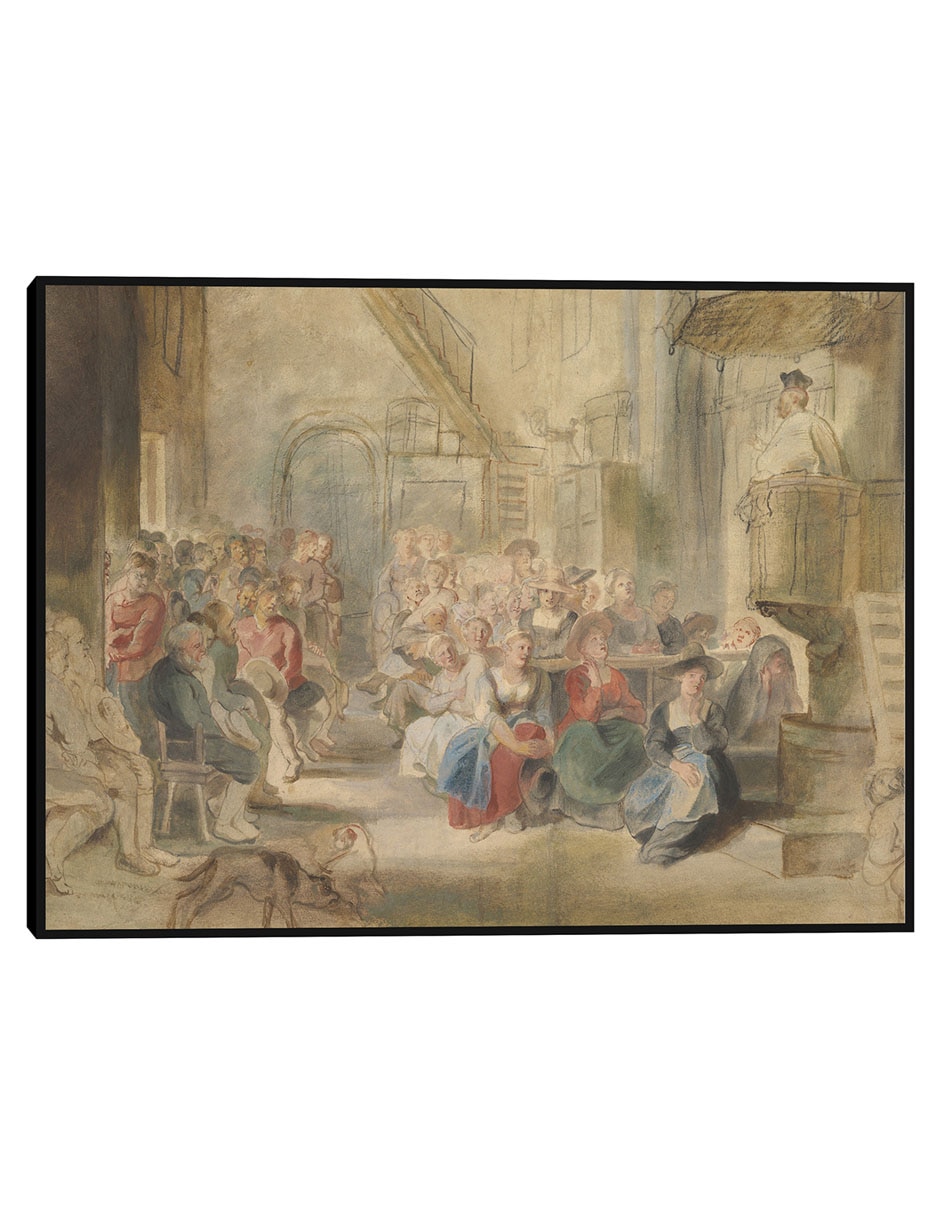 Cuadro decorativo Expulsión Del Jardín Del Edén (1620) técnica mixta Ríos Cuadro decorativo Expulsión Del Jardín Del Edén (1620) técnica mixta Ríos