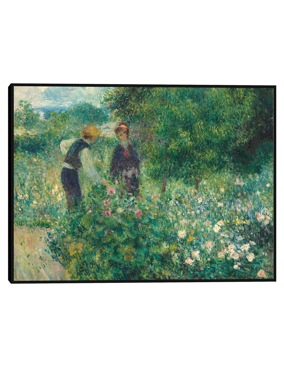 Cuadro decorativo Recogiendo flores técnica mixta Campos Cuadro decorativo Recogiendo flores técnica mixta Campos