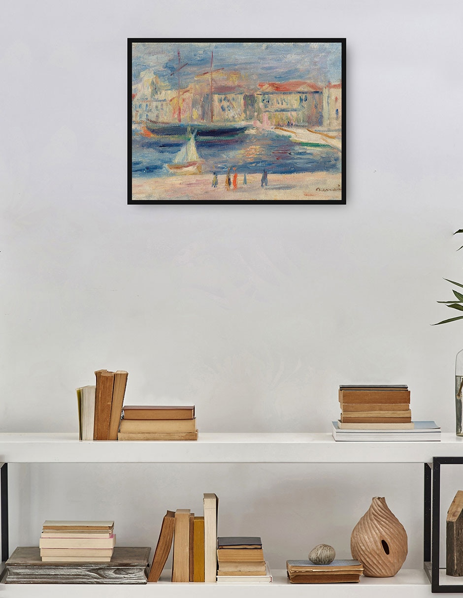 Cuadro decorativo El puerto de Saint-Tropez técnica mixta Playas 2