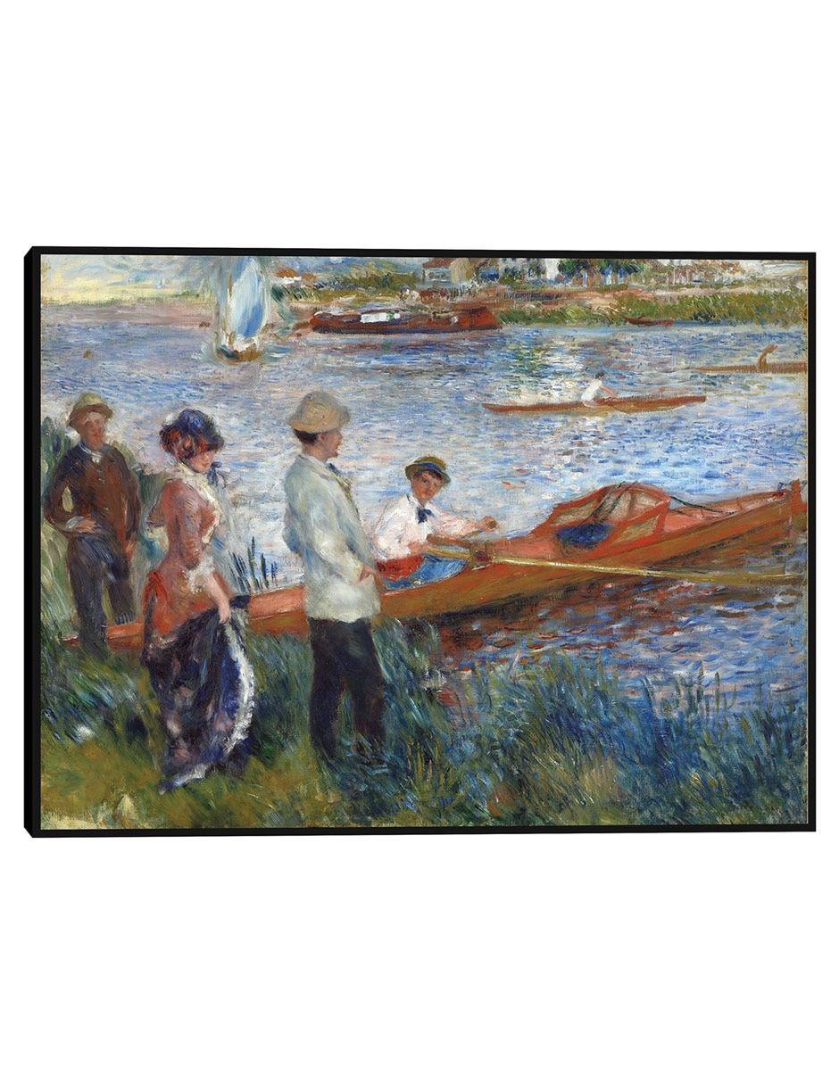 Cuadro decorativo Remeros en Chatou (1879) técnica mixta Ríos
