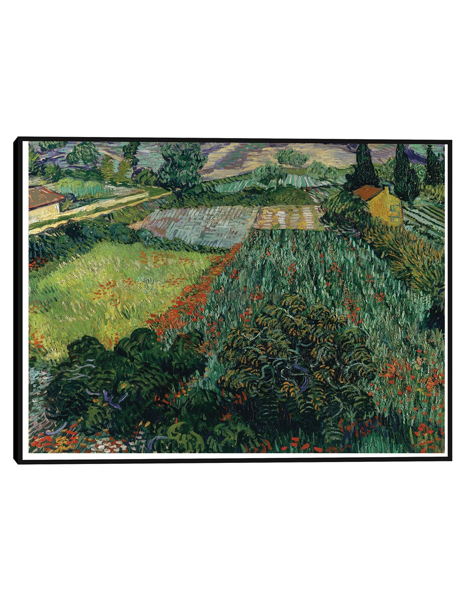 Cuadro decorativo Campo de amapolas (1889) técnica mixta Campos
