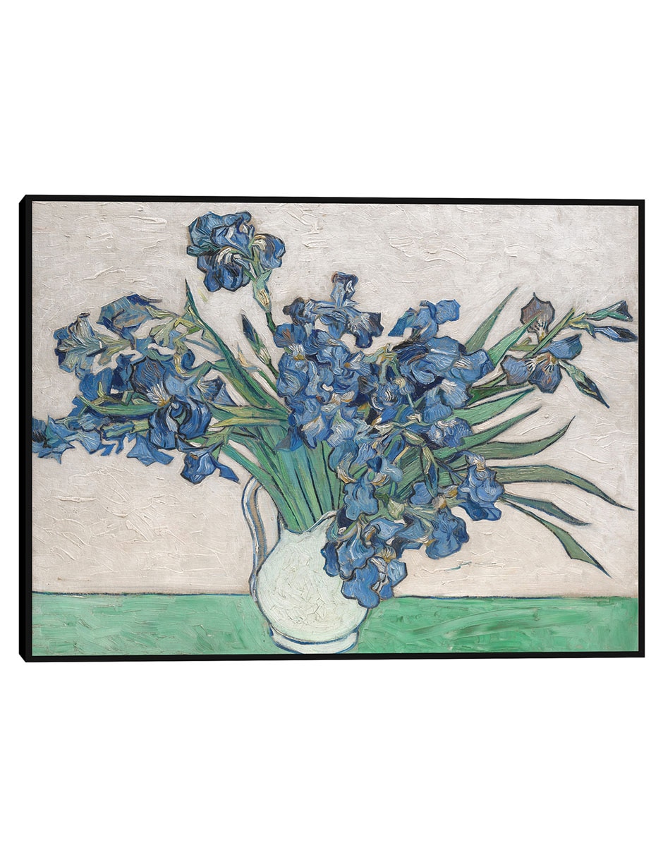 Cuadro decorativo Iris 1890 técnica mixta Floreros