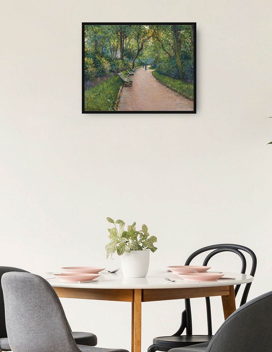 Cuadro decorativo El parque Monceau (1877) técnica mixta Caminos 2