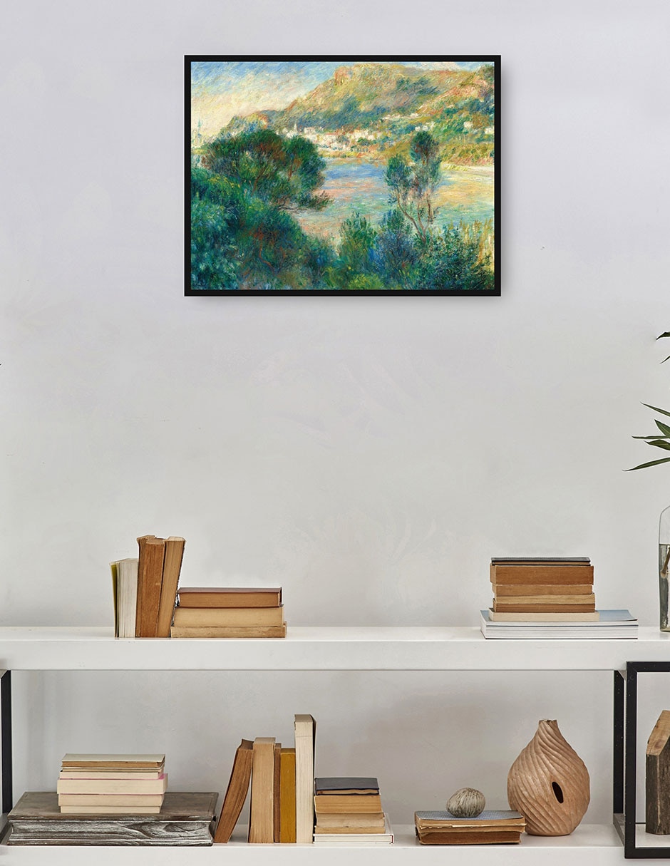Cuadro decorativo Vista de Montecarlo desde Cap Martin técnica mixta Lagos 2