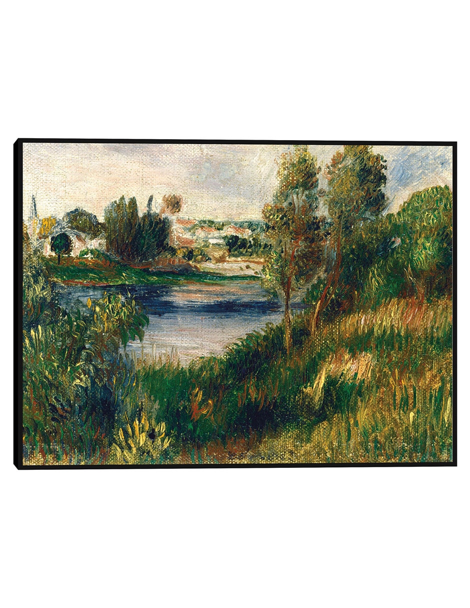 Cuadro decorativo Paisaje en Vetheuil técnica mixta Lagos