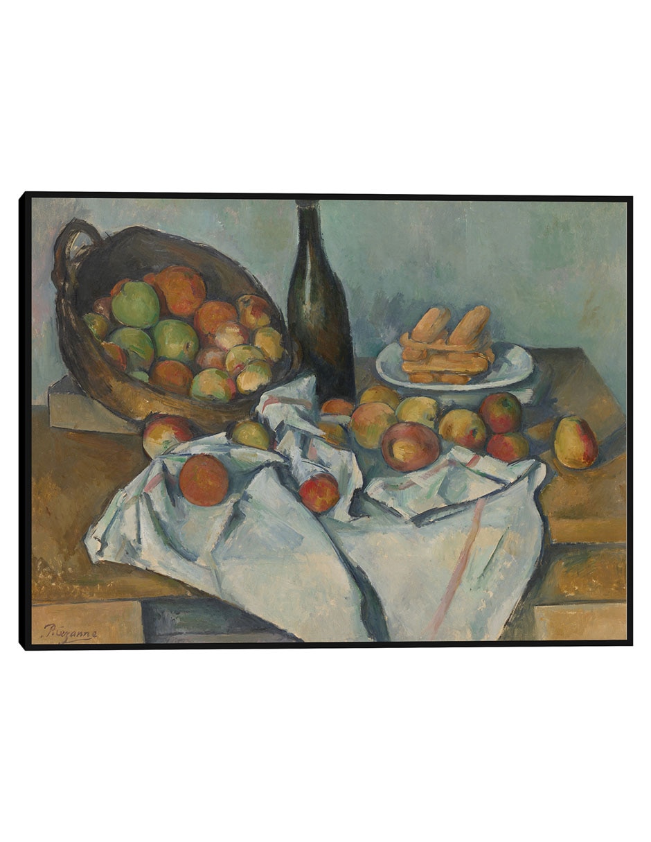 Cuadro decorativo La canasta de manzanas técnica mixta Obras