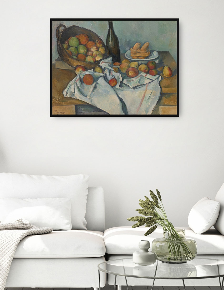 Cuadro decorativo La canasta de manzanas técnica mixta Obras 2
