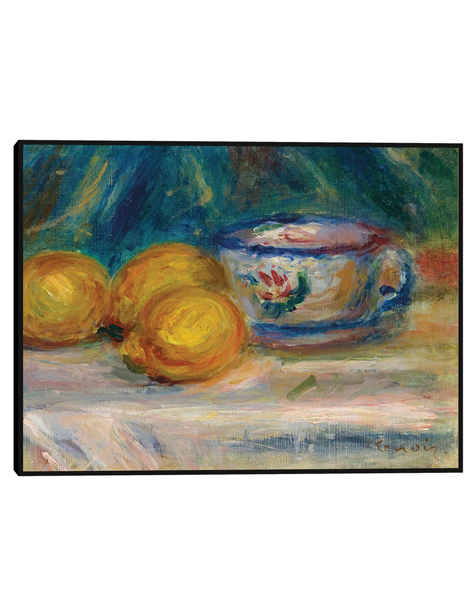 Cuadro decorativo Naturaleza muerta, tres limones y una copa (hacia 1895) técnica mixta Obras