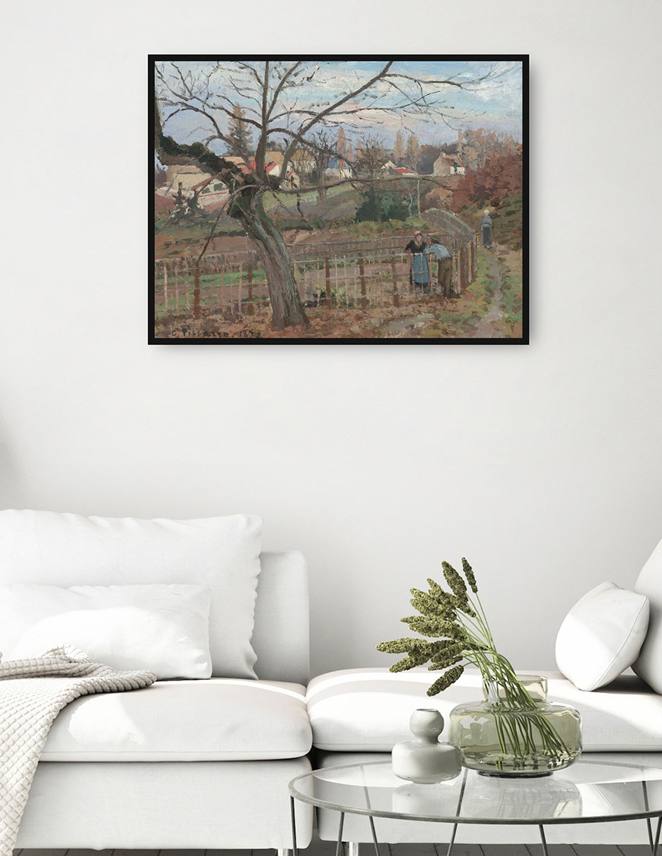 Cuadro decorativo La cerca técnica mixta Lugares 2