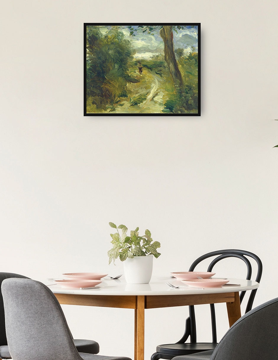 Cuadro decorativo Paisaje entre tormentas técnica mixta Caminos 2