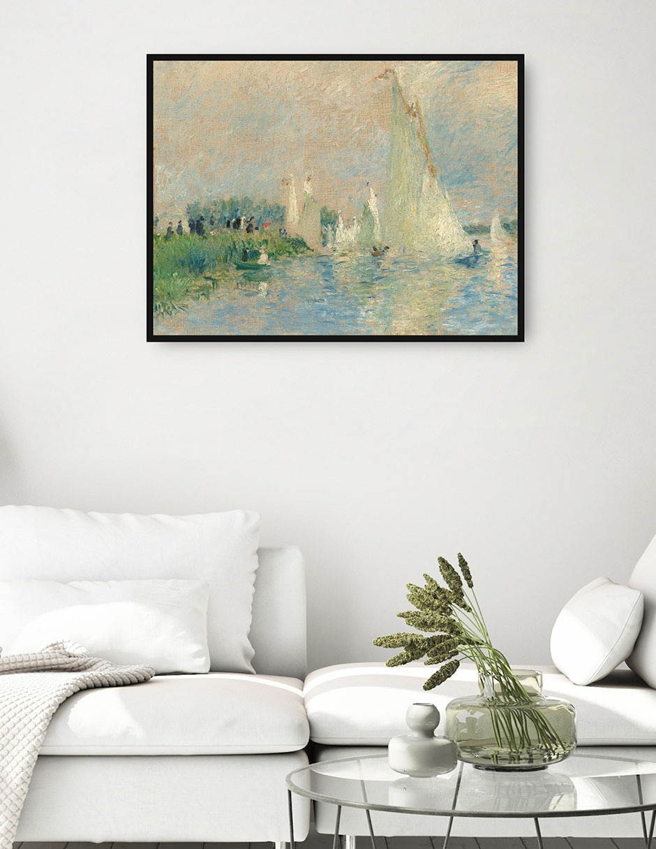 Cuadro decorativo Regata en Argenteuil técnica mixta Ríos 2