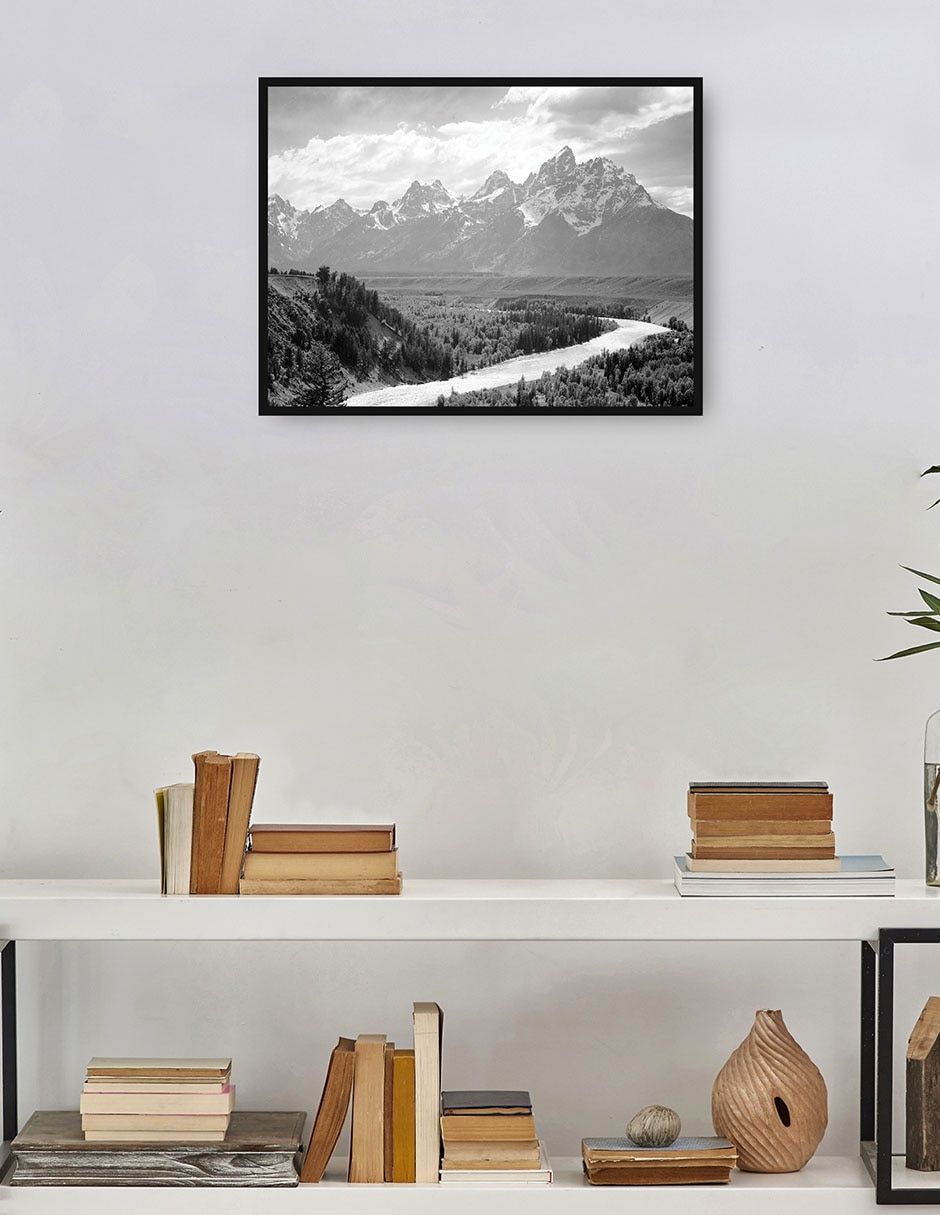 Cuadro decorativo Montañas Tetons - Río Snake técnica mixta Caminos 2