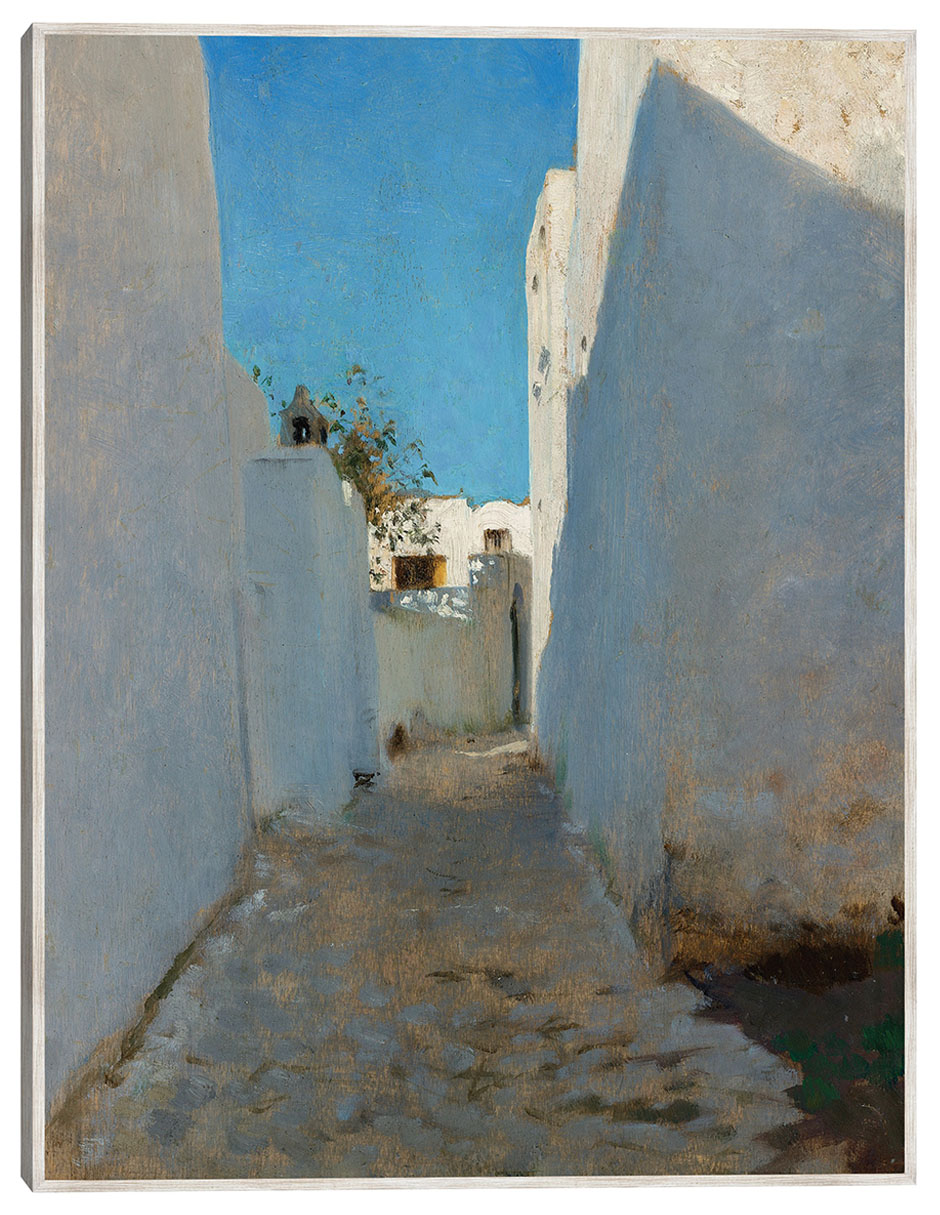 Cuadro decorativo Una Escena Callejera Marroquí (1879-1880) técnica mixta Ciudades
