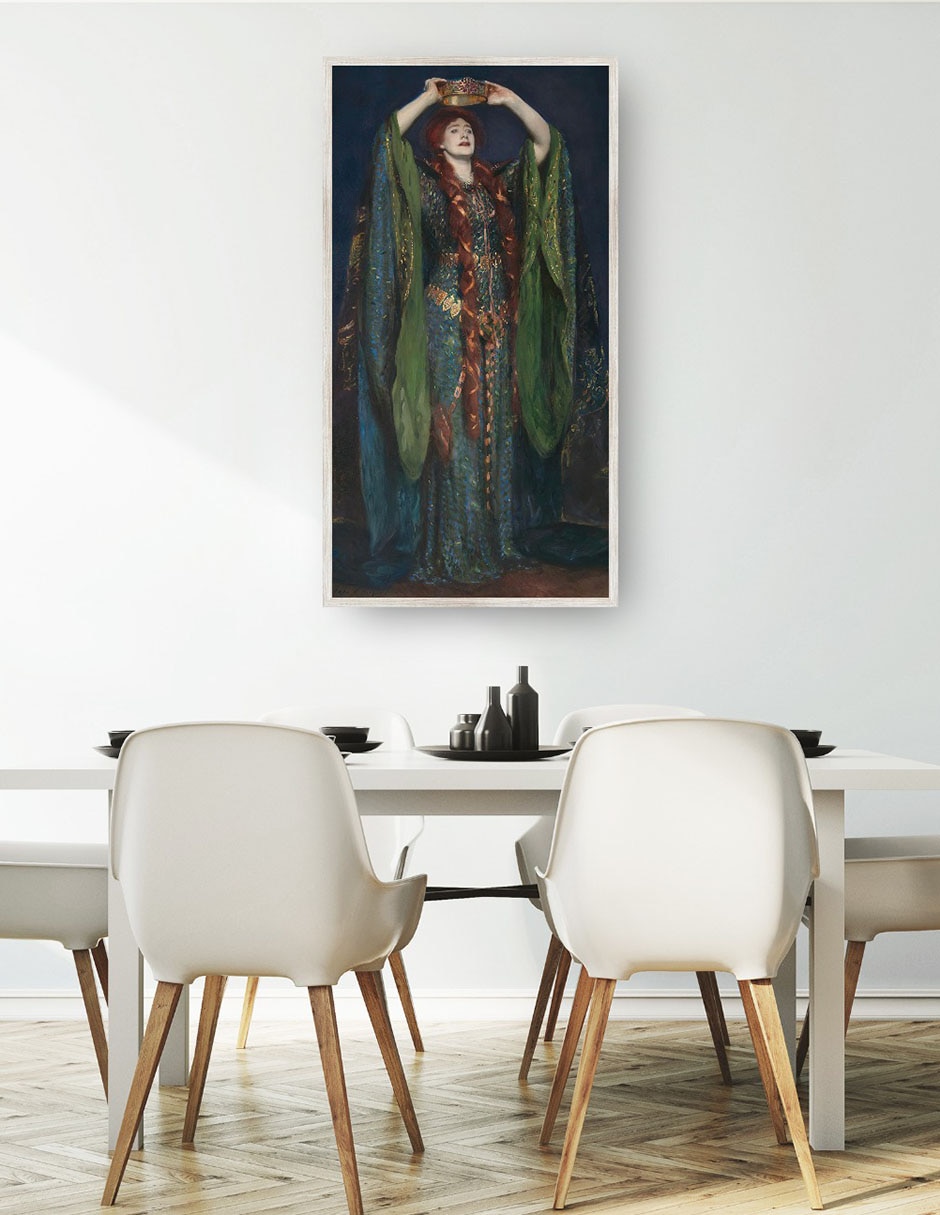 Cuadro decorativo Ellen Terry Como Lady Macbeth (1889) técnica mixta Fotografía 2