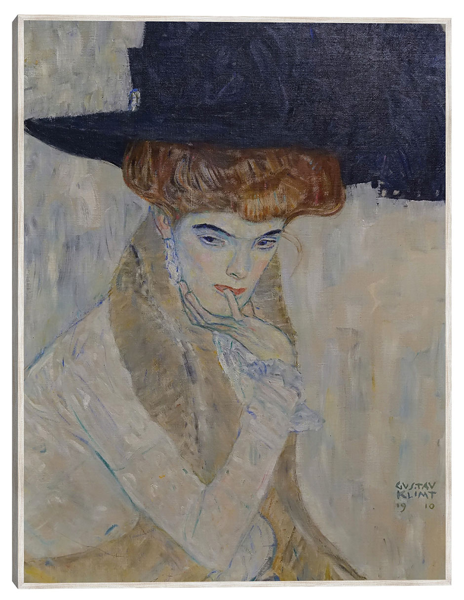 Cuadro decorativo El Sombrero de Plumas Negras (1910) técnica mixta Fotografía