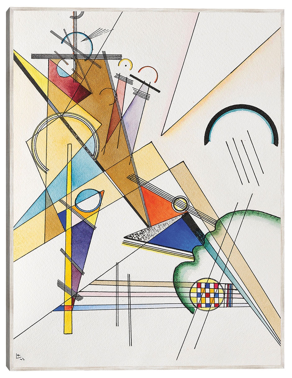 Cuadro decorativo Tejido (1923) técnica mixta Abstracto