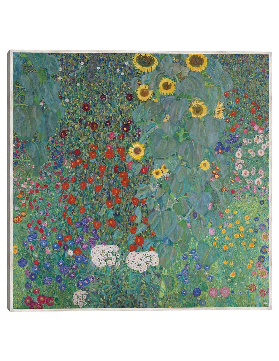 Cuadro decorativo Jardín De La Cabaña Con Girasoles (1907) técnica mixta Floral