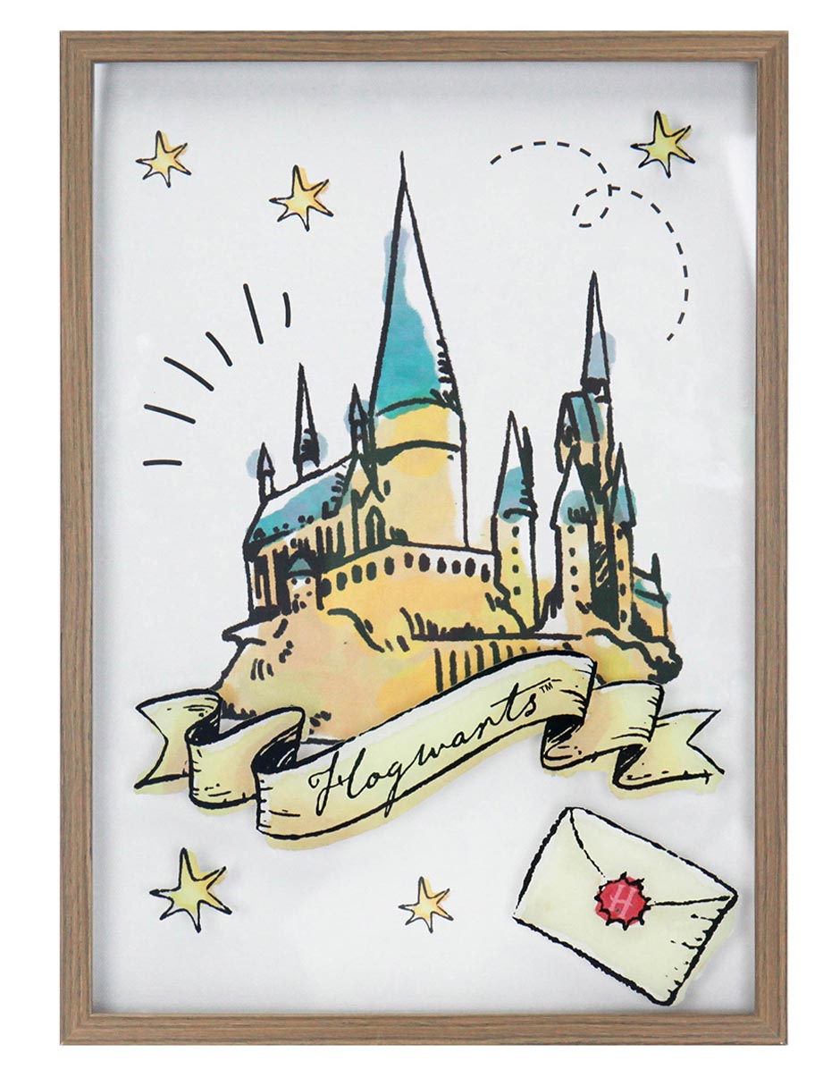 Set litografías Harry Potter técnica acuarela 7