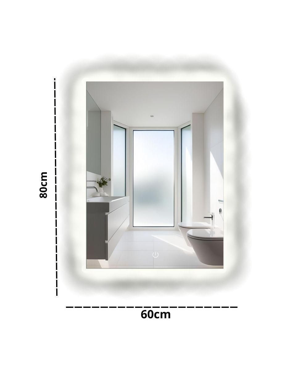 Espejo con luz 60x80 cm LED 5