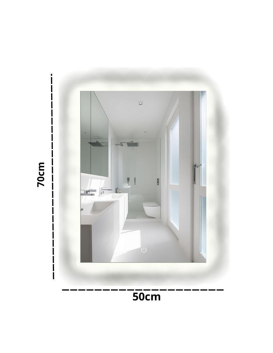 Espejo con luz 50x70 cm luz LED 5