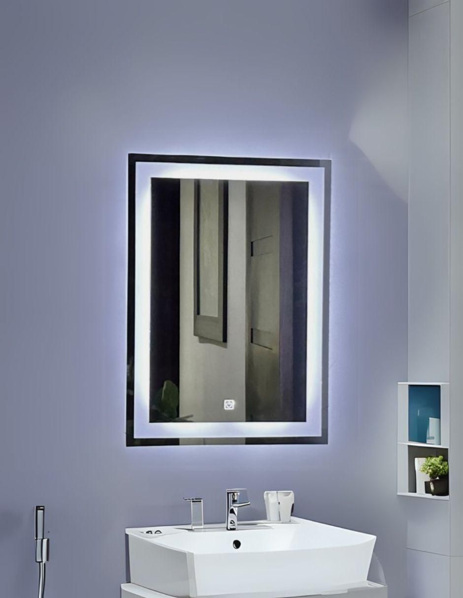Espejo con luz esmerilado LED 3