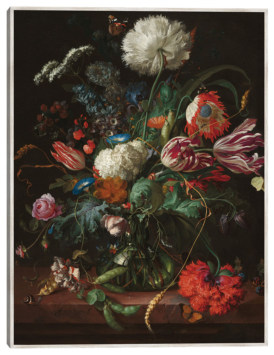 Cuadro decorativo Jarrón De Flores, C. 1660 técnica mixta Ramos