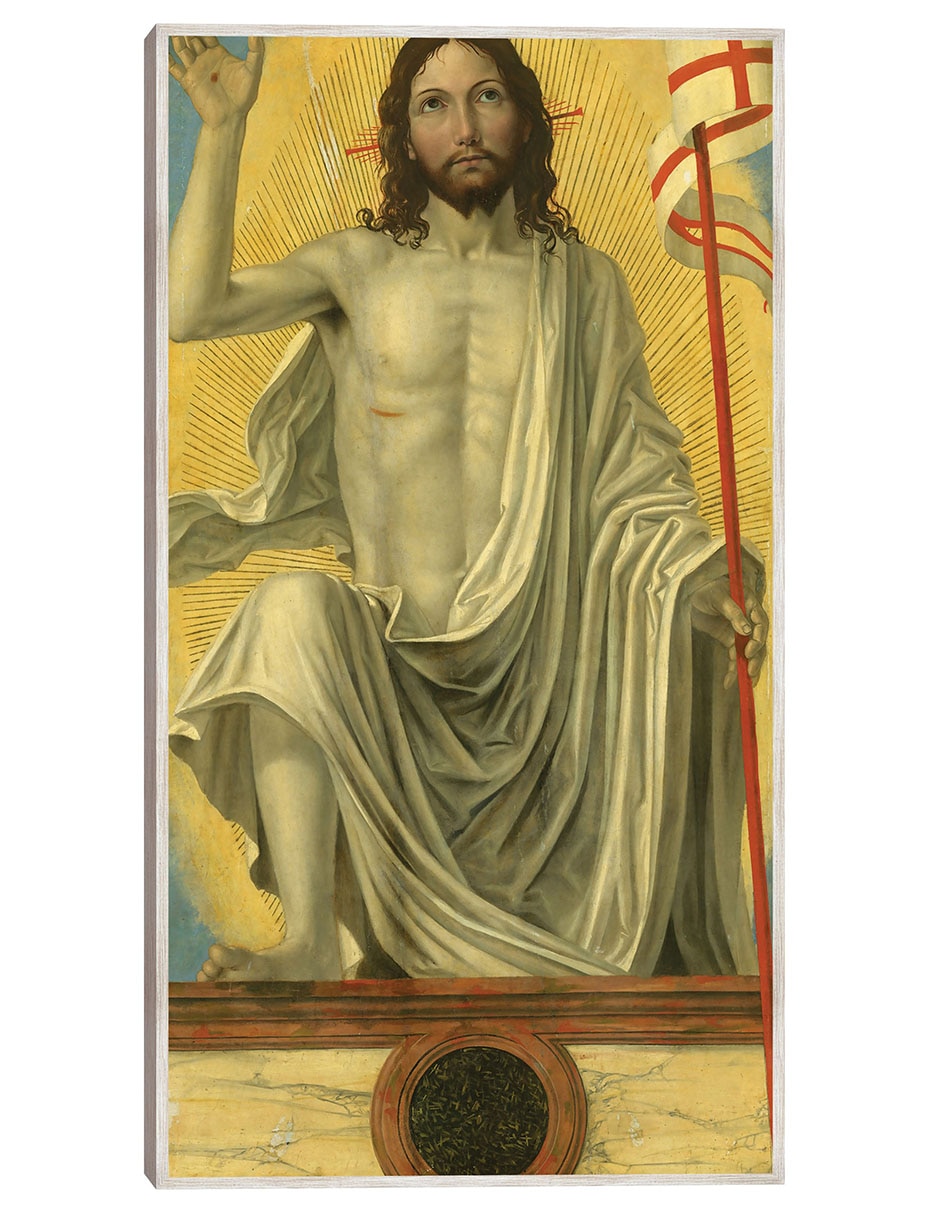 Cuadro decorativo Cristo Resucitado De La Tumba, C. 1490 técnica mixta Figuras Celestiales