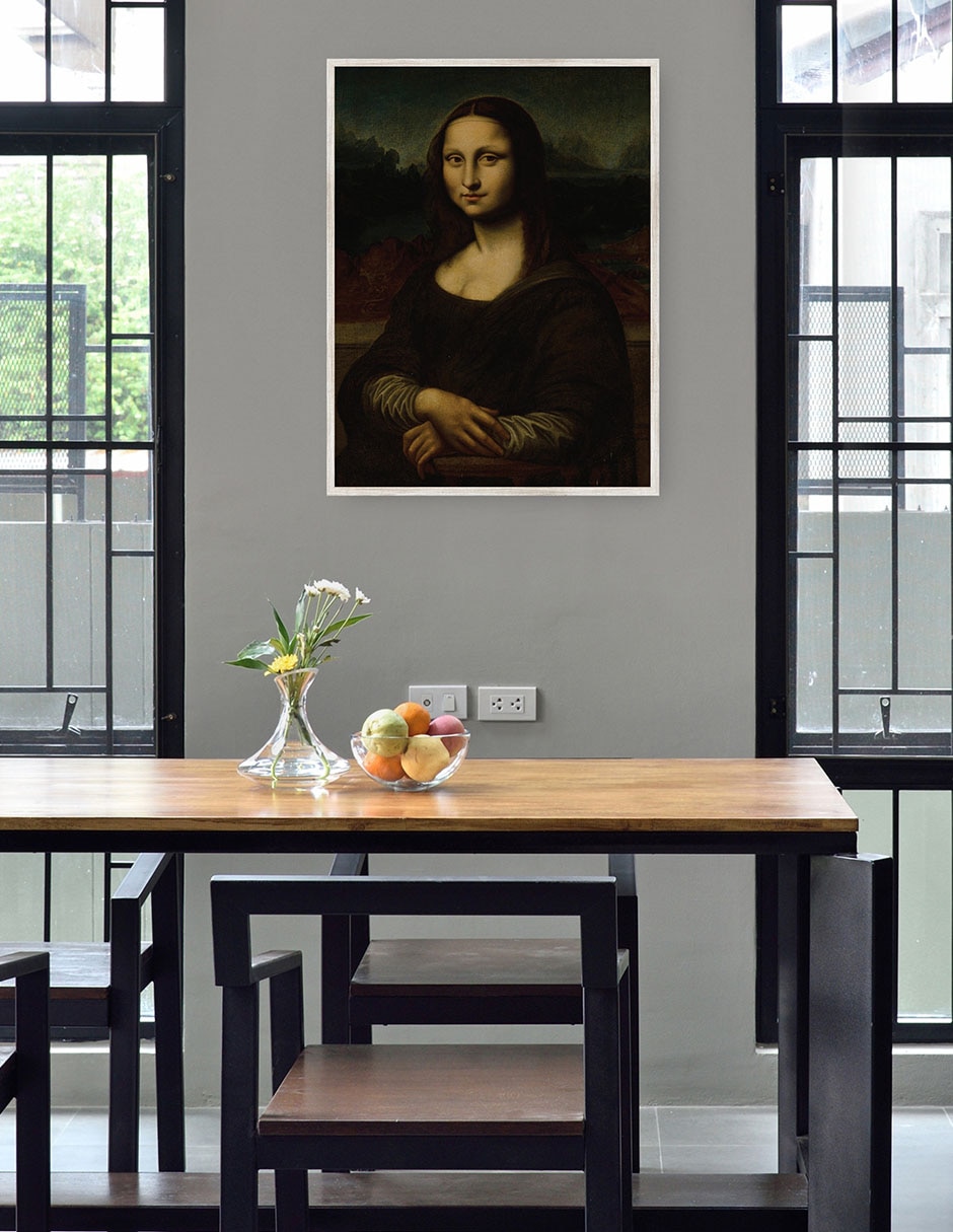 Cuadro decorativo Mona Lisa técnica mixta  Gente 2