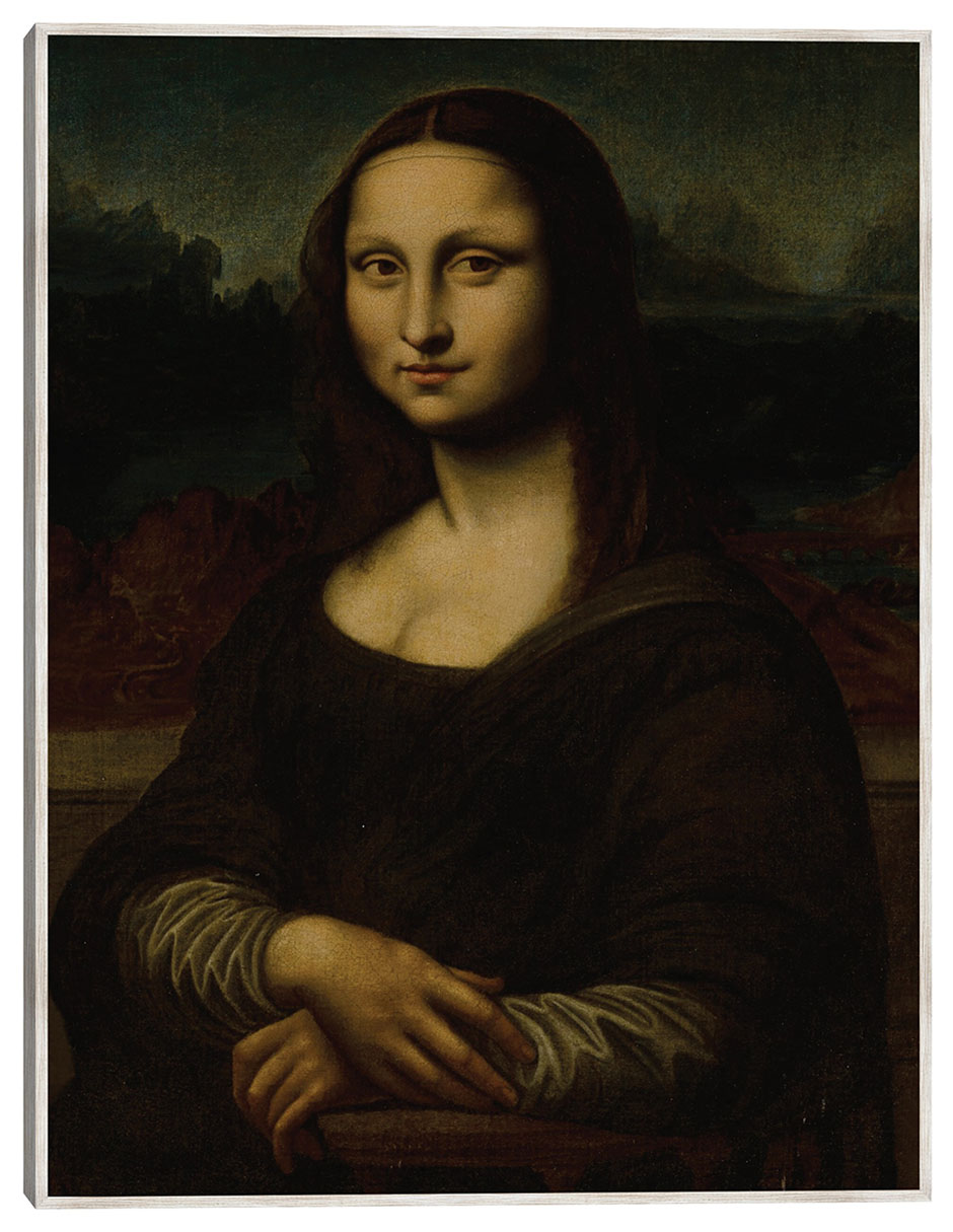 Cuadro decorativo Mona Lisa técnica mixta Gente