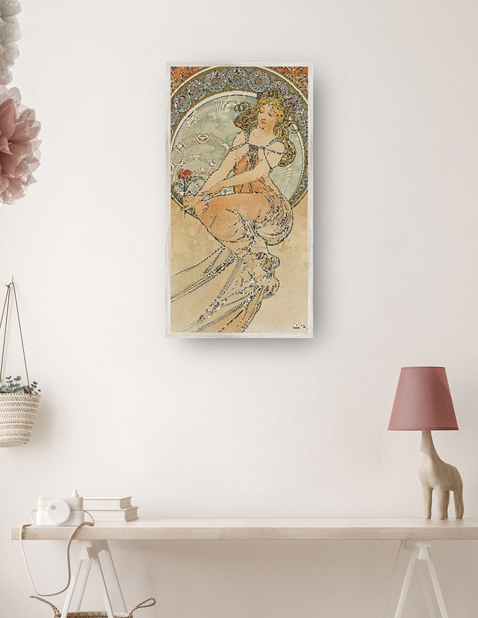 Cuadro decorativo Las Artes 3 (1898) técnica mixta  Gente 2