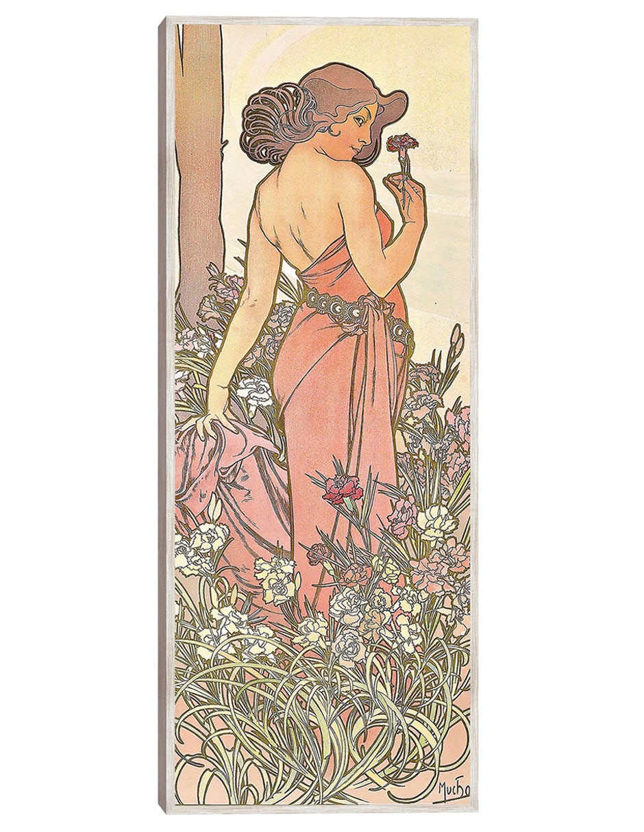 Cuadro decorativo El Clavel (1897) técnica mixta Gente