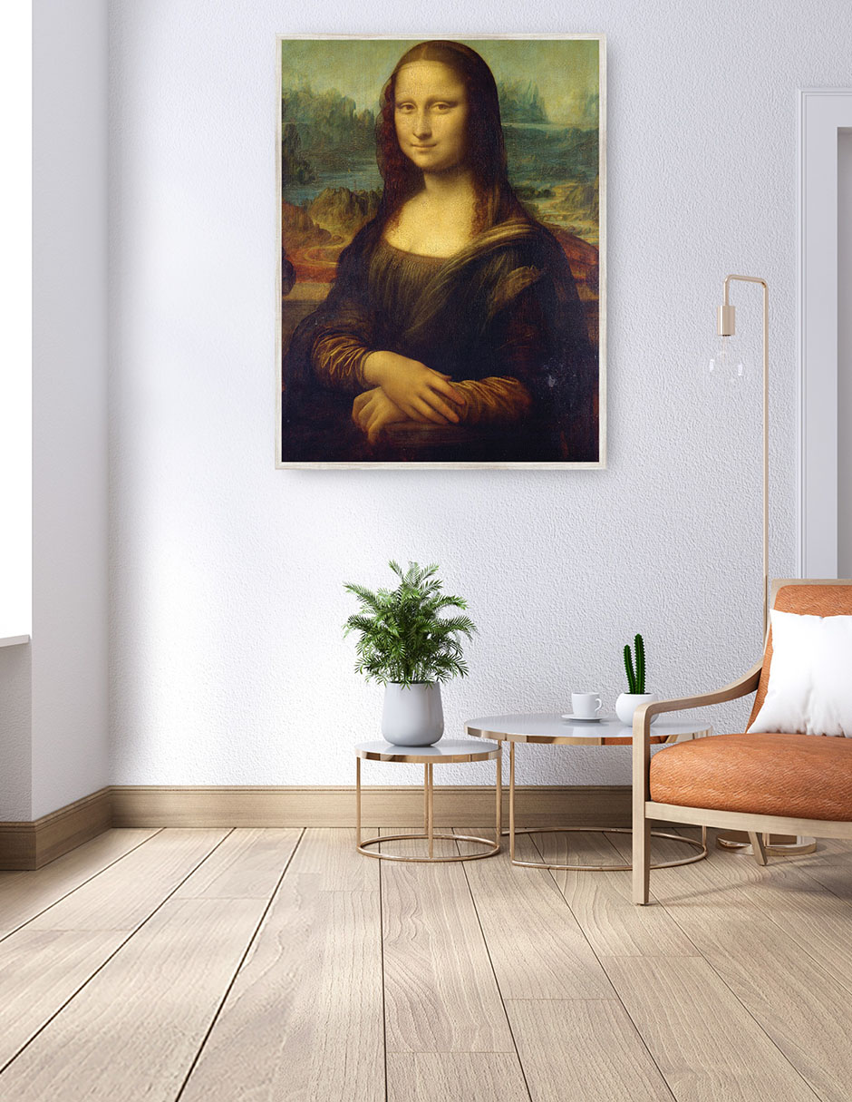 Cuadro decorativo Mona Lisa (1503-1506) técnica mixta Gente 2