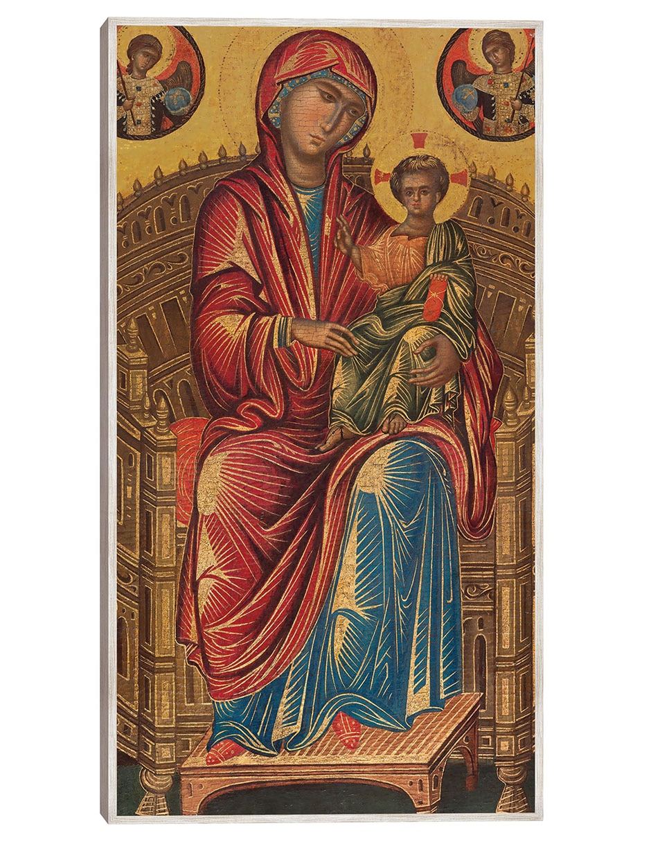 Cuadro decorativo La Virgen Y El Niño En Un Trono Curvo, C. 1260/1280 técnica mixta Vírgenes Cuadro decorativo La Virgen Y El Niño En Un Trono Curvo, C. 1260/1280 técnica mixta Vírgenes