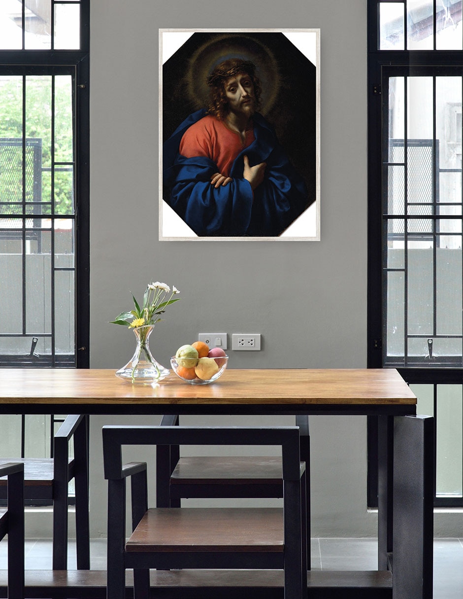 Cuadro decorativo Ecce Homo - He Aquí El Hombre - Jesús técnica mixta  Figuras Celestiales 2