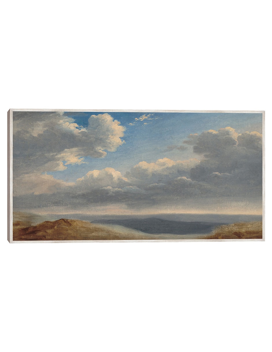 Cuadro decorativo Estudio De Las Nubes Sobre La Campaña Romana técnica mixta Nubes